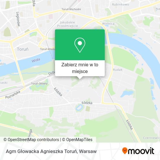 Mapa Agm Głowacka Agnieszka Toruń