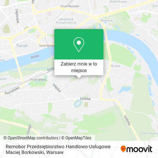 Mapa Remobor Przedsiębiorstwo Handlowo-Usługowe Maciej Borkowski