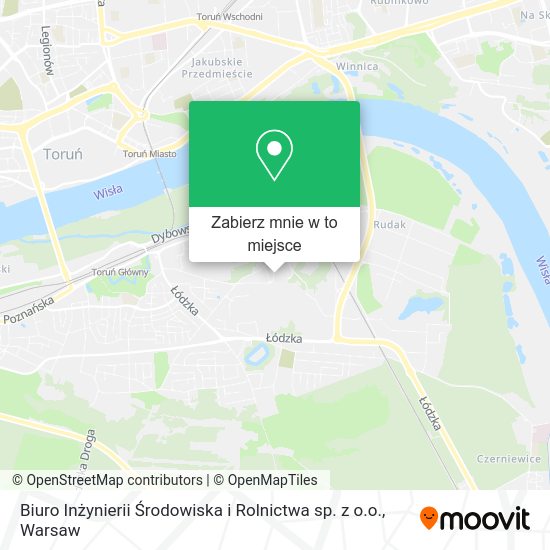 Mapa Biuro Inżynierii Środowiska i Rolnictwa sp. z o.o.