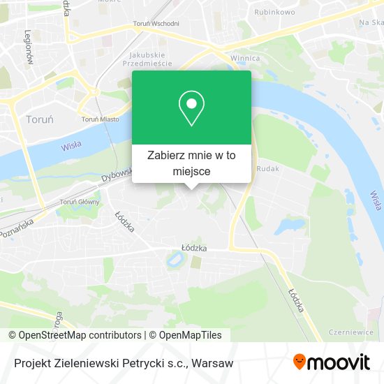 Mapa Projekt Zieleniewski Petrycki s.c.