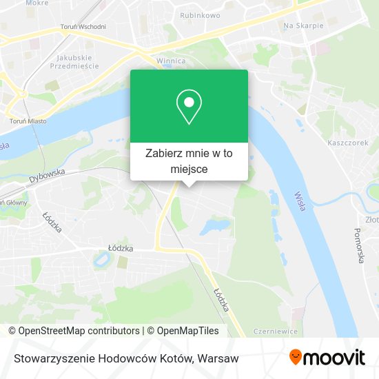 Mapa Stowarzyszenie Hodowców Kotów