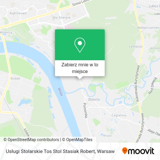 Mapa Usługi Stolarskie Tos Stol Stasiak Robert