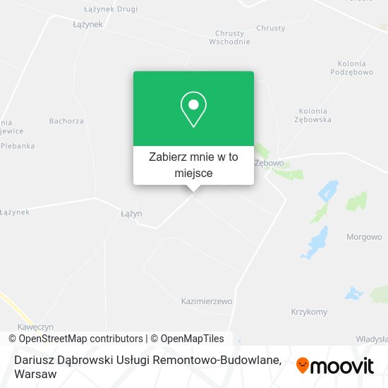 Mapa Dariusz Dąbrowski Usługi Remontowo-Budowlane