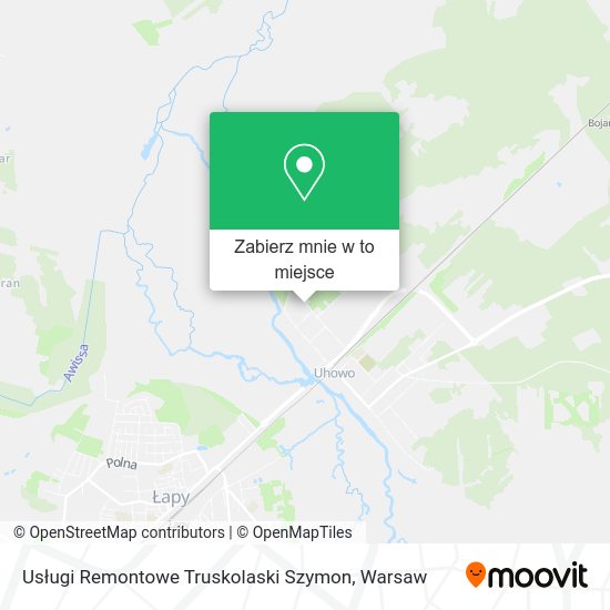 Mapa Usługi Remontowe Truskolaski Szymon