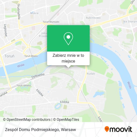 Mapa Zespół Domu Podmiejskiego