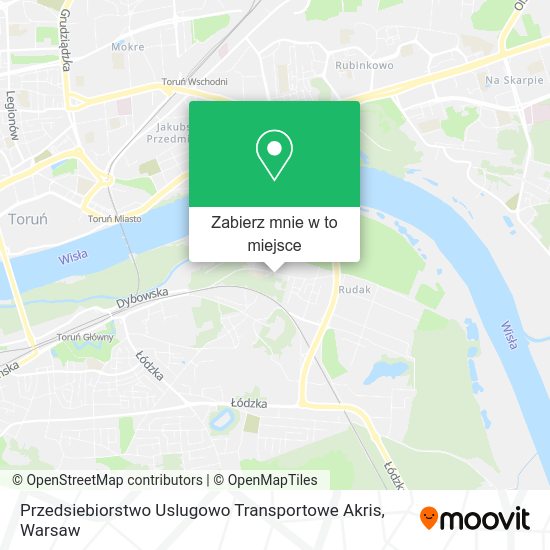 Mapa Przedsiebiorstwo Uslugowo Transportowe Akris