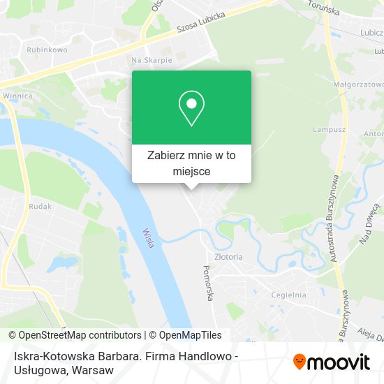 Mapa Iskra-Kotowska Barbara. Firma Handlowo - Usługowa