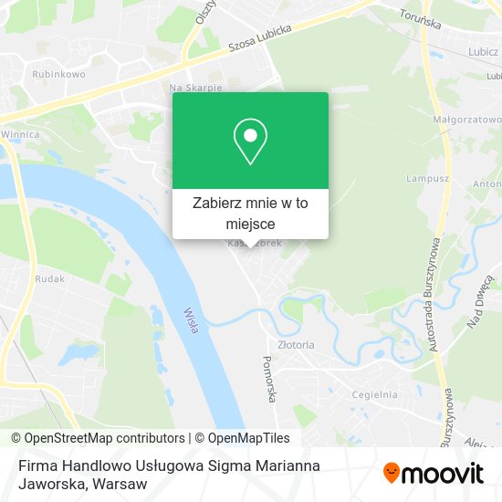 Mapa Firma Handlowo Usługowa Sigma Marianna Jaworska