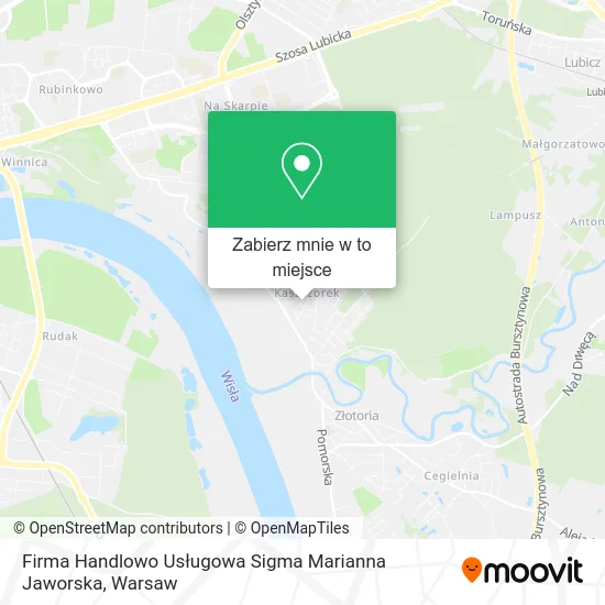 Mapa Firma Handlowo Usługowa Sigma Marianna Jaworska