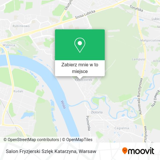 Mapa Salon Fryzjerski Szlęk Katarzyna