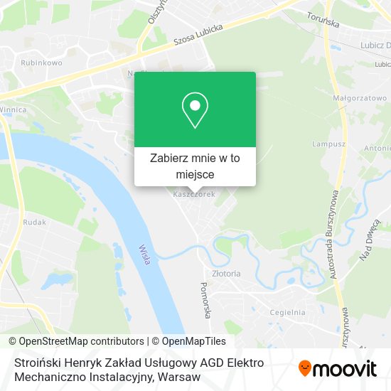 Mapa Stroiński Henryk Zakład Usługowy AGD Elektro Mechaniczno Instalacyjny