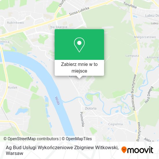 Mapa Ag Bud Usługi Wykończeniowe Zbigniew Witkowski