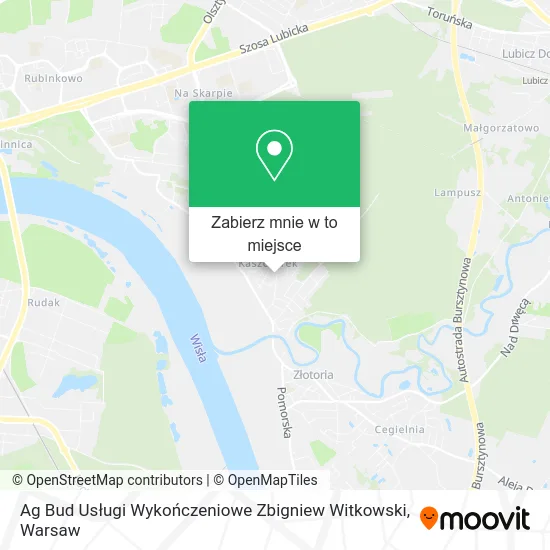 Mapa Ag Bud Usługi Wykończeniowe Zbigniew Witkowski
