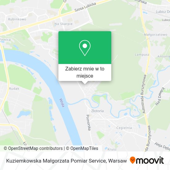 Mapa Kuziemkowska Małgorzata Pomiar Service