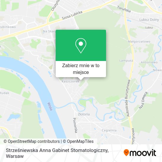 Mapa Strześniewska Anna Gabinet Stomatologiczny