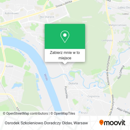 Mapa Osrodek Szkoleniowo Doradczy Oldav