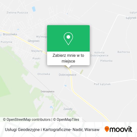 Mapa Usługi Geodezyjne i Kartograficzne- Nadir