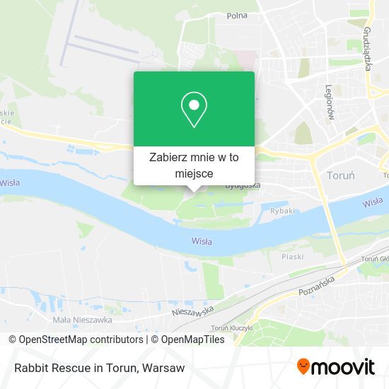 Mapa Rabbit Rescue in Torun