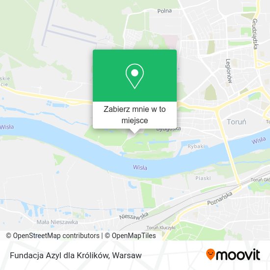 Mapa Fundacja Azyl dla Królików