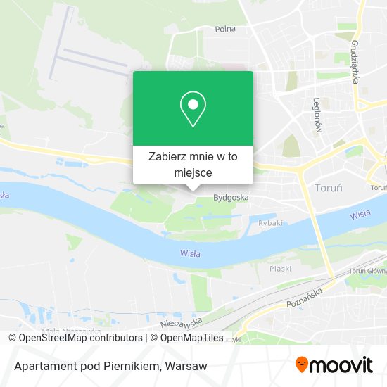 Mapa Apartament pod Piernikiem