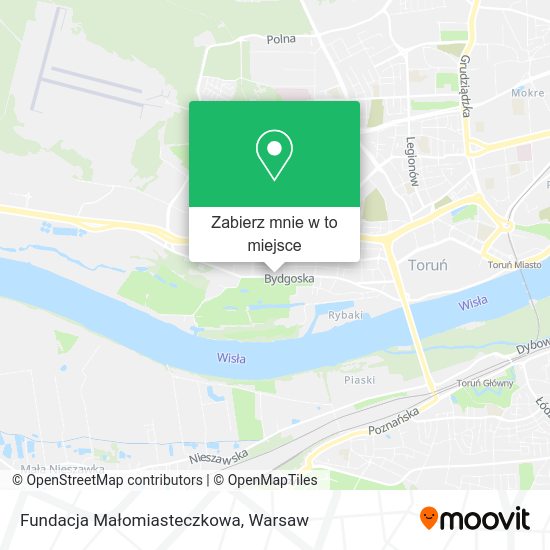 Mapa Fundacja Małomiasteczkowa