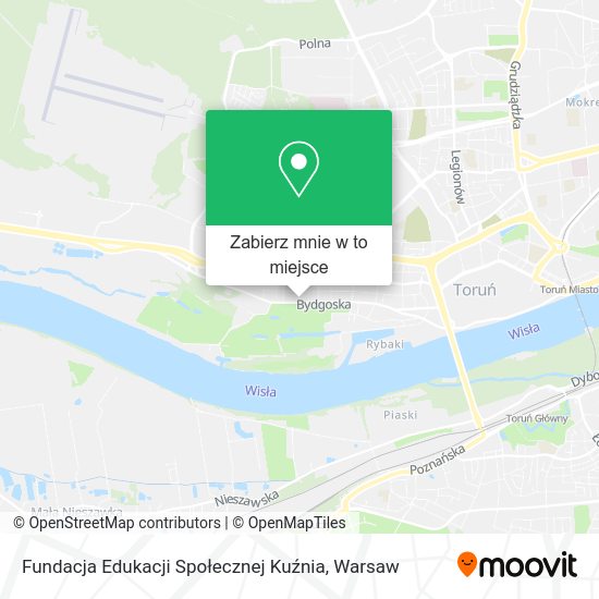 Mapa Fundacja Edukacji Społecznej Kuźnia