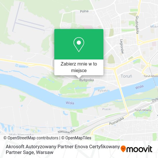 Mapa Akrosoft Autoryzowany Partner Enova Certyfikowany Partner Sage