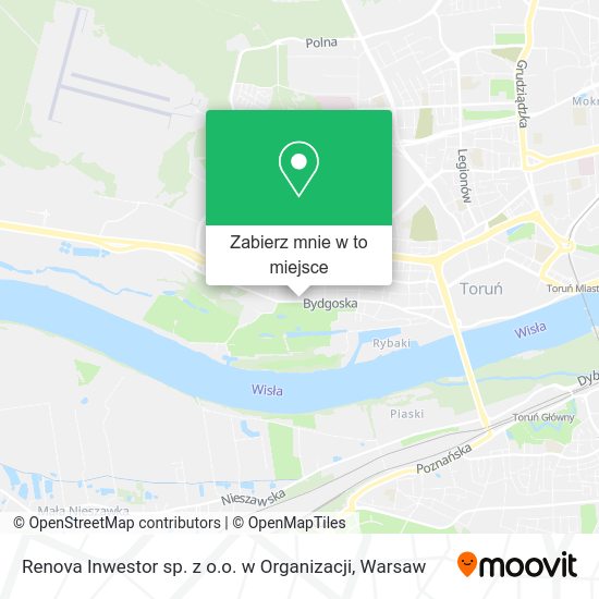 Mapa Renova Inwestor sp. z o.o. w Organizacji