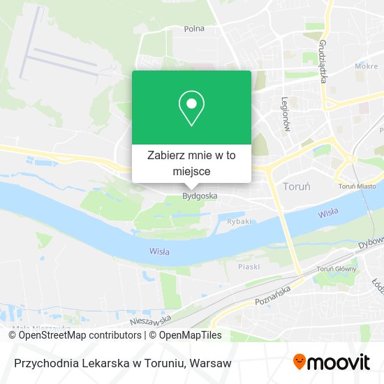 Mapa Przychodnia Lekarska w Toruniu