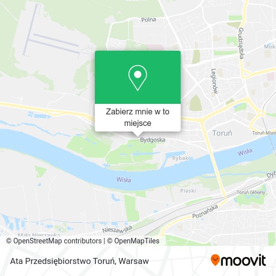 Mapa Ata Przedsiębiorstwo Toruń