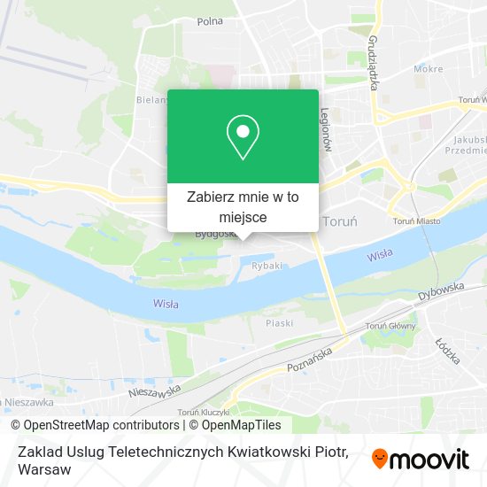 Mapa Zaklad Uslug Teletechnicznych Kwiatkowski Piotr