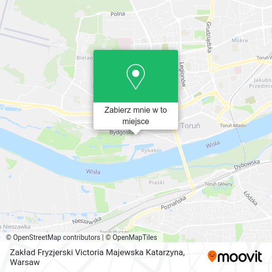 Mapa Zakład Fryzjerski Victoria Majewska Katarzyna