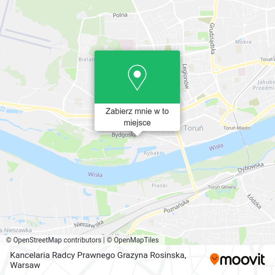 Mapa Kancelaria Radcy Prawnego Grazyna Rosinska