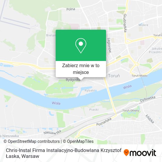 Mapa Chris-Instal Firma Instalacyjno-Budowlana Krzysztof Łaska