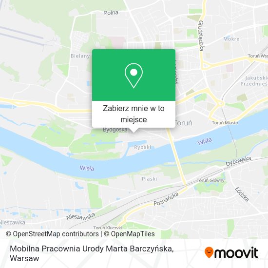 Mapa Mobilna Pracownia Urody Marta Barczyńska