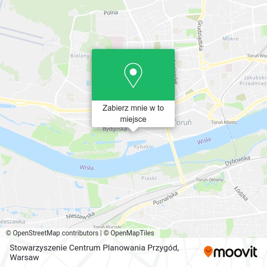 Mapa Stowarzyszenie Centrum Planowania Przygód