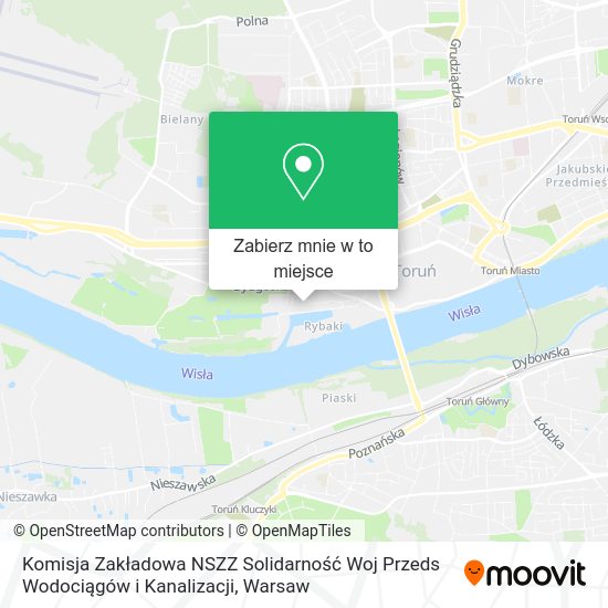 Mapa Komisja Zakładowa NSZZ Solidarność Woj Przeds Wodociągów i Kanalizacji