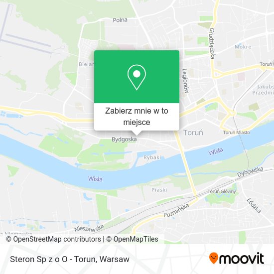 Mapa Steron Sp z o O - Torun