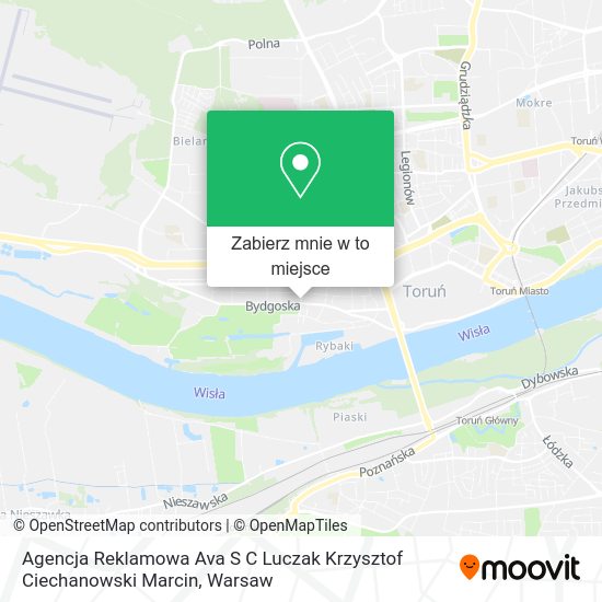 Mapa Agencja Reklamowa Ava S C Luczak Krzysztof Ciechanowski Marcin