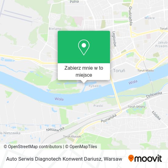 Mapa Auto Serwis Diagnotech Konwent Dariusz