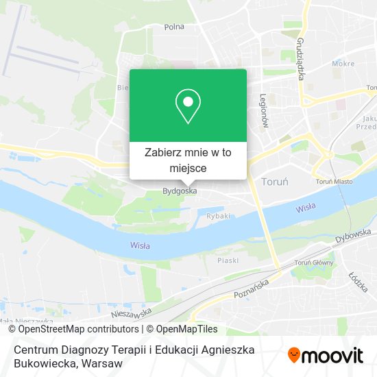 Mapa Centrum Diagnozy Terapii i Edukacji Agnieszka Bukowiecka