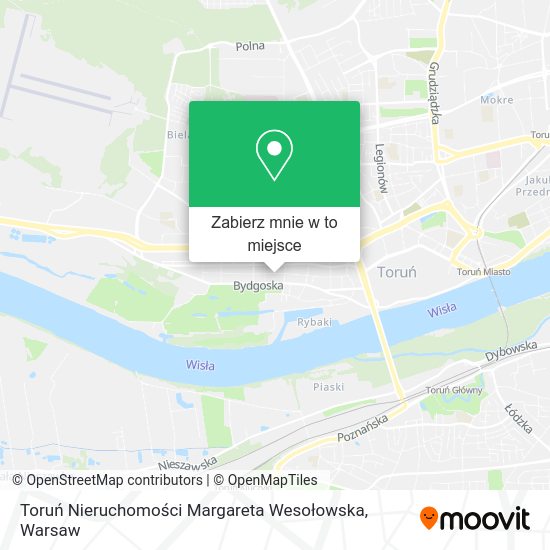 Mapa Toruń Nieruchomości Margareta Wesołowska