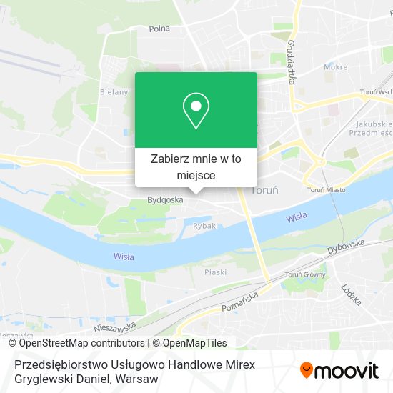 Mapa Przedsiębiorstwo Usługowo Handlowe Mirex Gryglewski Daniel