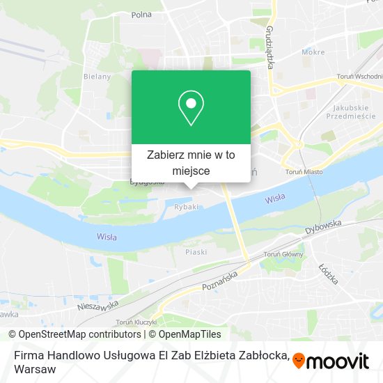 Mapa Firma Handlowo Usługowa El Zab Elżbieta Zabłocka