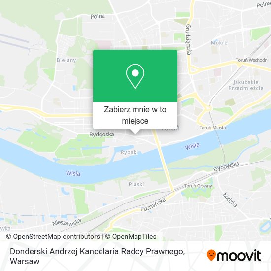 Mapa Donderski Andrzej Kancelaria Radcy Prawnego