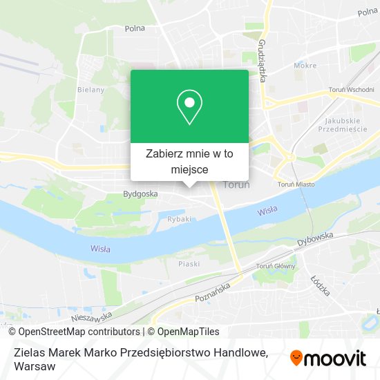 Mapa Zielas Marek Marko Przedsiębiorstwo Handlowe