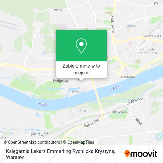 Mapa Księgarnia Lekarz Emmerling Rychlicka Krystyna