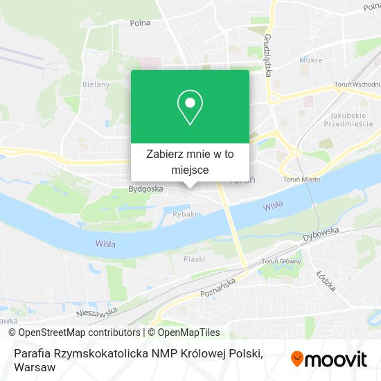 Mapa Parafia Rzymskokatolicka NMP Królowej Polski