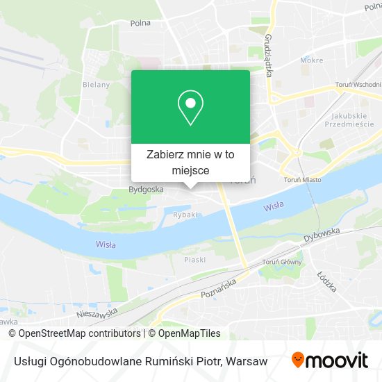 Mapa Usługi Ogónobudowlane Rumiński Piotr