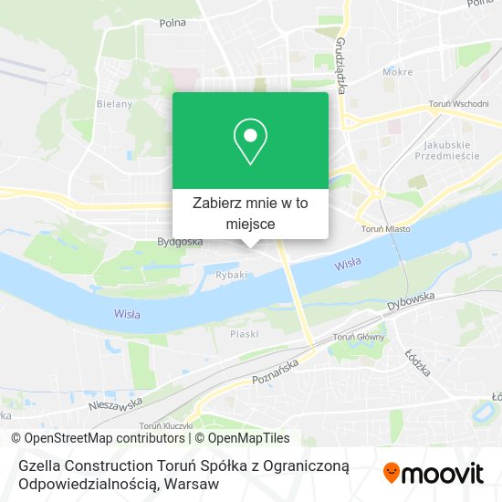 Mapa Gzella Construction Toruń Spółka z Ograniczoną Odpowiedzialnością